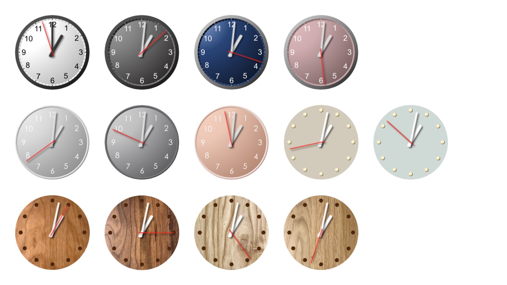 fGadget Clock Face Style 1
