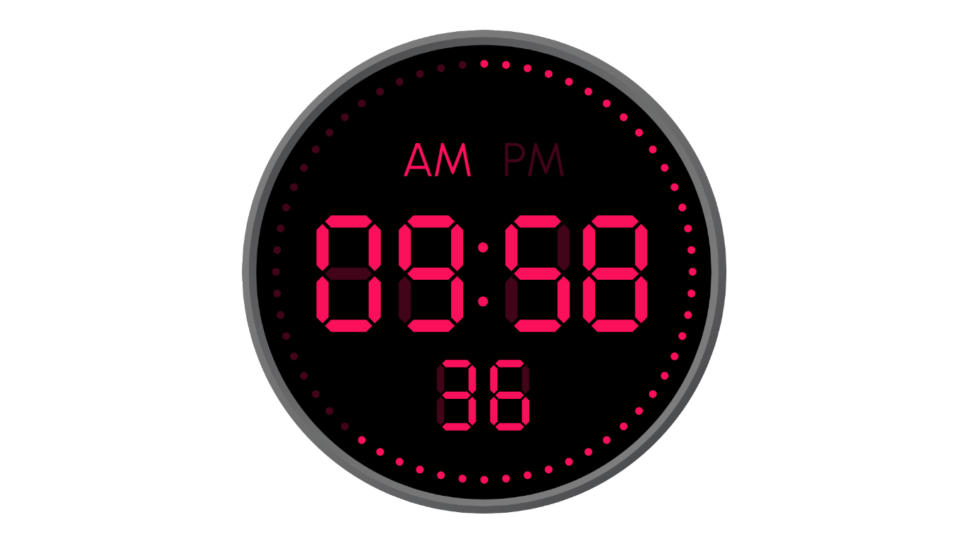 fGadget Digital Clock Screenshot