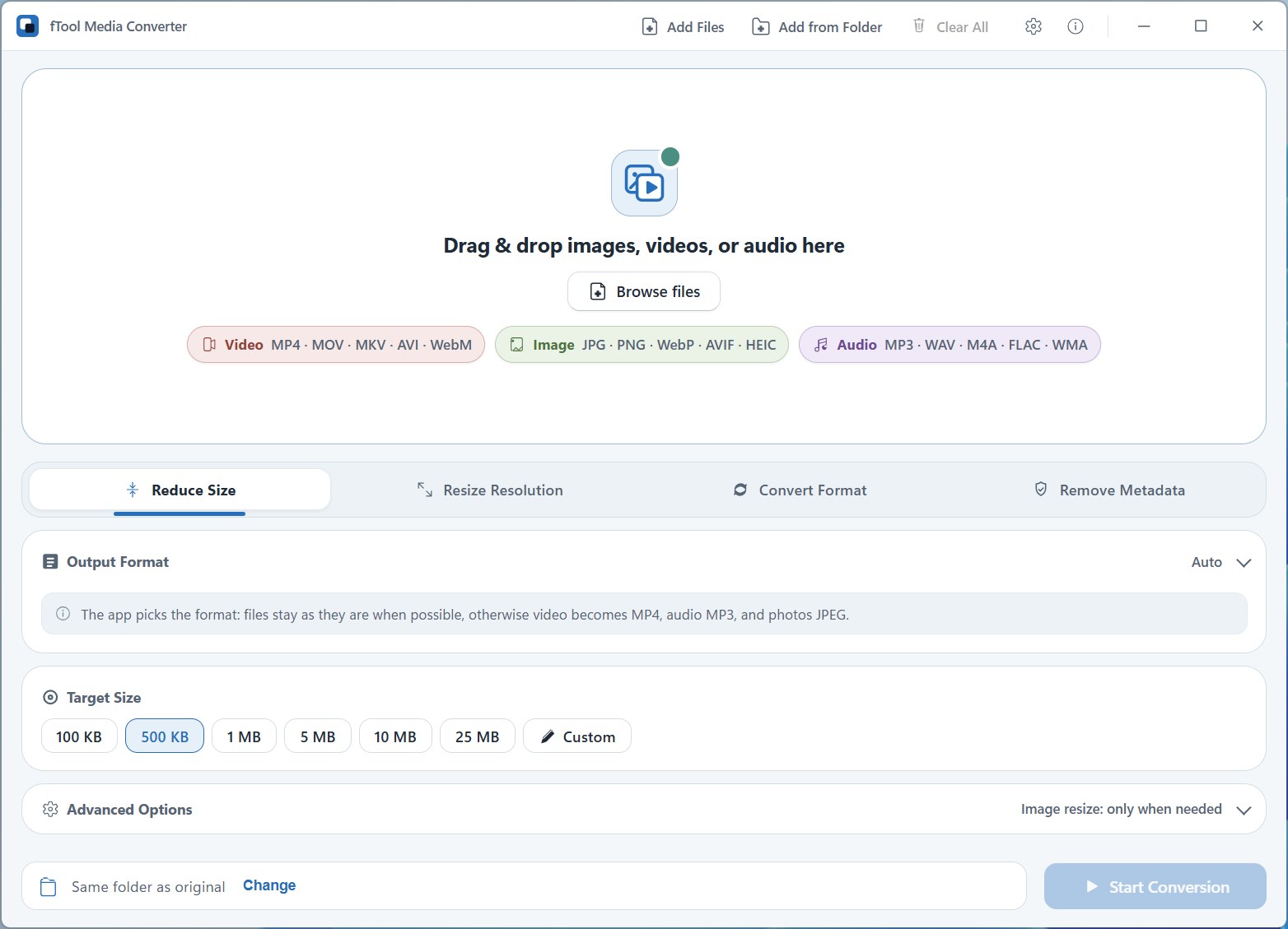 Destination and Output File Management